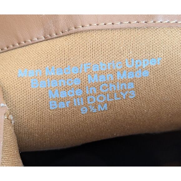 NEW Bar III Dolly Riding Boots 9.5 Brown Knee High Faux Leather Buckle Classic - Picture 12 of 12